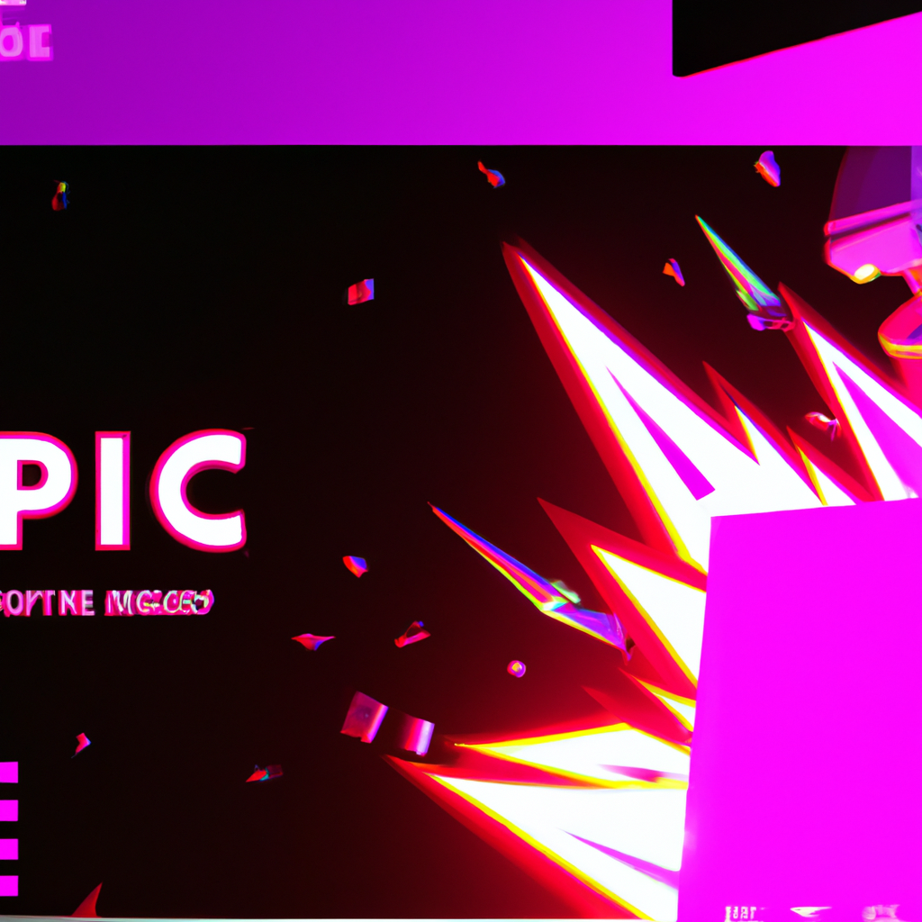 PulseArcade hero — neon arcade scene with asymmetric HUD